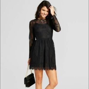 Black Lace Dress Small